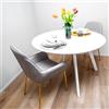 Leone Living Tavolo da Pranzo Bianco, Moderno - Pronta consegna