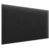 murando - Testiera Letto Singolo Imbottita - Rettangolo - Velluto Qualità - Antimacchia - 30x50 cm 1 Pezzo - Pannelli Decorativi per Pareti - Pannello Imbottito per Camera da Letto - Minimal - Nero