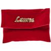 Generico 12 Sacchetti Laurea Rossi in Velluto Modello Flash con Scritta Laurea in plexiglass Oro già Compresa | Varie Misure | bomboniere bomboniera Rosso (Bustina 10x8cm)