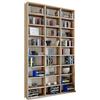 VCM Megosa Maxi sammelregal Scaffale Libreria portaoggetti, Legno, Rovere sonoma, 182,8 x 102 x 23 cm