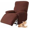 YWQJL Copri Poltrona Elettrica Reclinabile con Braccioli Copri Poltrona Relax Copripoltrona Relax Universale Copripoltrona 1 Posto/Set da 4 Pezzi(08)