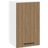 REDÒKASA Pensile per cucina componibile da 40 cm con un'anta, realizzata in legno 100% MADE IN ITALY (Noce)