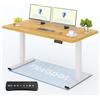FLEXISPOT E5 Pro+ Tavolo Regolabile in Altezza 180×80 cm, Certificato FSC, Standing Desk con 2 Motori a 3 Stadi, Struttura Elettrica Motorizzata con Piano - Nero