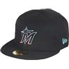 New Era Miami Marlins MLB AC Performance Black 59Fifty Basecap - 7 3/8-59cm (L)