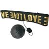 Generic Palla per riflessi da boxe, attrezzatura per allenamento di boxe, palla da boxe per bambini, attrezzatura per allenamento per bambini, palla da boxe con fascia per bambini, attrezzatura per