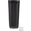 Fxzqgnh Winch Handle Holder Tasca Porta Maniglia Winch Organizer Marino in PVC Staffa Contenitore Accessori Pesca con Fori di Drenaggio Adatto a Installazione, Nero