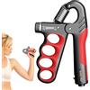 CENMOO Hand Gripper rinforzante | Conteggio braccia impugnature allenamento polso grip - 5 dita attrezzature per allenamento di per casa, palestra, ufficio, esercizio muscolare, 5-100 kg Cenmoo