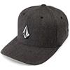 Volcom Cappello da Uomo Full Stone Flexfit, Antracite Melange, Large-X-Large
