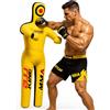 Stylso Wrestling Dummy Grappling Dummies - BJJ Judo Karate Jiu Jitsu Practice Dummy - Non riempito (giallo, 152,4 cm)