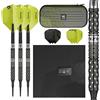 TARGET Darts 975 11 20G 97.5% Tungsteno Soft Tip Set di Freccette Unisex, Nero e Verde, 20 g