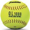 Franklin Sports, 30,5 cm, Palline da Softball di Dimensioni, Fastpitch, Ideali Allenamento, Taglia Ufficiale + Peso, 1 Confezione Unisex, Giallo