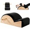 TYVANDE PU e legn Correttore per Colonna Vertebrale Pilates, Pilates Spine Corrector, Fitness Arc Lettino da Massaggio per Spine Supporters, per Colonna Vertebrale, Equilibrio, Rafforzamento Esercizi