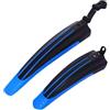 Inovey Set parafango universale per bicicletta, anteriore e posteriore, per mountain bike da 50/56/66 cm, colore blu scuro