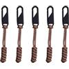 MHADBKH 5lots Affidabilità Zaini Zippers Coda Cordoncino Valigie Tenda Corda per Escursioni e Campeggio Escursioni Paracord Extension