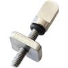 mophrati Vite per Pinne da Surf in Acciaio Inossidabile Water Sports Essentials Vite per Pinne da Surf Nessun attrezzo richiesto Supporto Scorrevole per Longboard Piastra per