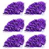 Yechiry Pom Pom Cheerleader di Alta qualità 6 Pezzi Squad Cheer Sports Blu Verde Rosa Rosso 9,44 (Purple)