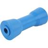 URSXODAWQ Rullo per Chiglia in PVC Blu da 160 mm, Rullo per Chiglia Marina autocentrante con Foro dell'Albero da 17 mm, Rullo Resistente e Flessibile per rimorchi di Barche, Ideale per Il