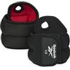 Reebok Pesi da polso, 2 pesi da 0,5 kg indossabili con passante per pollice per fitness braccio, boxe, yoga, passeggiate e altro, polsiere in spandex in poliestere, accessori essenziali per