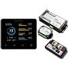 Saarwebstore Simarine Pico Blue - Monitor per batterie da 3,5, display LCD IPS con Aktiv Shunt Quatro Shunt & Tank e modulo di tensione, display digitale, 1940044, Montaggio a parete, alluminio anodizzato nero.
