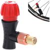 Fyearfly Gonfiatore a CO2 per biciclette, Pompa per bicicletta CO2, 1 pz Pompa per pneumatici per bicicletta con testa della valvola di gonfiaggio in lega di alluminio CO2 per bici da strada e mountain bike