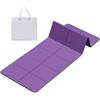 Generic Tappetino da yoga pieghevole, tappetino da fitness per palestra, spessore 6 mm, resistente agli strappi, con borsa per riporre oggetti, per studio, allenamento, viaggi, all'aperto, picnic, casa e
