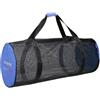 Mares Cruise Mesh - Borsa da Immersione Pieghevole Heavy Duty in Mesh da 108L Snorkeling Rapido Svuotamento Acqua Velcro 95x38x38 cm/108,5 litre