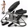 Niceday Mini stepper per la casa | Up-Down Stepper con Power Ropes | Home Trainer con display LCD | 2 in 1 dispositivo di allenamento fino a 100 kg | Allenatore per gambe e braccia, Home Fitness