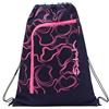 Satch Sacca Sportiva Borsa Sportiva per Ragazze e Ragazzi con Tasca con Cerniera, 12 Litri, agganciabile agli Zaini Pink - Pink