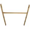Bear On Bar - Resistente, facile da montare e regolare, barra per trazioni in legno con blocco - 5 livelli di altezza - fino a 117cm dal telaio, larghezza della porta
