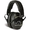 Walker's Game Ear Muffa pieghevole a basso profilo, nero