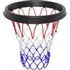 LearnLyrics Telaio per rete da basket - Rete per canestro da basket, tabellone per canestro resistente | Telaio da basket versatile, porta da basket anti-frusta, sistemma di basket portatile per Hoop Fit Standard