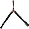 Warcraft Exports Bretella Tedesca con Cinghie Y in Cuoio Nero WW2 - Riproduzione