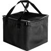 Generico Borsa per Palline da Tennis - Portaoggetti per Allenatori di Grande capacità, Portapalline Portatile da 150 Palline, Base Quadrata 38,1x38,1x30 cm Poliestere Leggero da 360 g