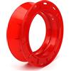 SPORTARC Lenza da pesca avvolgente, manico a mano, bobina 120 x 80 mm, colore casuale
