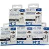 ARMERIAONLINE SINCE 1999 20 Ami Doppi kit 5 confezioni da 4 Braccioli da Pesca con 2 Ami Legati, Filo 0.30 mm, 150 cm,Amo # 2 per Spigola, Orata, Lago, Mare, Surfcasting