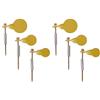 U/D Heavy Duty Metal Shooting Target Spinners Target Plinking Target per l'installazione su albero 6pcs