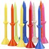 KBOLAE Tee da golf a cuneo in plastica professionale 12x Range pratica guida flessibile 83mm