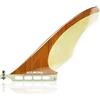 AQUBONA Tavola da Surf Longboard Fin 9 Pollici Singola Pinna (028)