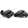 ECOMMUR Adattatore per binari da 21 mm Weaver o Picatiny a 11 mm | Accessorio per carabine e pistole. Convertitore rotaia da 22 a 11 mm.