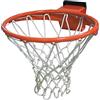 Wip Sport - Canestro da Basket Regolamentare Reclinabile con Anello in Tondo Pieno, Protezione Antifortunistica Brevettata, Sistema di Sgancio con Molle e Cordino per Attacco Rete, 45 cm di diametro
