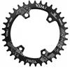 TANGSIYANG Monocorona MTB Rotondo Ovale 96BCD Corona MTB Mountain BCD 96 Bici 30T 32T 34T 36T 38T Guarnitura Piastra Dente Parti(Black 30T Round)