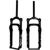 NIKANXIA Forcella Anteriore ad Aria Fat Bike 20 Pollici, Pneumatico 4,0, Tubo Dritto 1-1/8, Sgancio Rapido 9x135 mm, Escursione 120 mm per Neve Spiaggia XC AM Mountain Bike