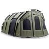 Lucx Tenda da Pesca Bivvy Bigfoot' 2-6 Man XXL per Carpa Carp Dome Fishing Tent Camping Oliva Verde