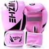 KBOLAE 1 paio di guantoni da boxe imbottiti per allenamento e allenamento, regolabili, traspiranti, guanti da boxe protettivi per sport, colore nero, 283,5 g