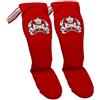 TOP KING Boxing Paratibia Elastico Top King Rosso