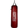 Hub39 - Sacco Boxe con Cinghie. - Sacco Boxe Pieno 35 kg - Sacco Boxe Lungo, cm.120 - Sacco Boxe,silenzioso durante l'utilizzo