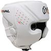 RIVAL Boxe RHG10 Intelli-Shock Copricapo, D3O Imbottitura anteriore e laterale, Hook and Loop Back Regolazione con Lacci sulla parte superiore e Anatomico Posteriore Testa Pad Ogni volta