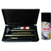 globe fishing Kit di pulizia per pistola ed armi corte calibro 38-357 - 9mm completo scatola con olio spray