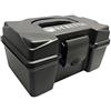 Box Beretta PORTACARTUCCE E02870 Cal. 12-100 pz Colore Nero Realizzata in plietilene. Predisposta per Chiusura con Lucchetto Dimensioni: 235 x 160 x 140 mm