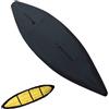 Generico Deposito per kayak, copertura per pozzetto per kayak | Coperture per kayak da 4,1 4,9 m per copertura per canoa | Coperture per kayak in tessuto Oxford resistente di varie dimensioni per stoccaggio al